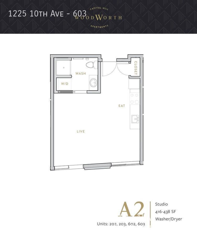 Live at The Woodworth - Classic & Cool Living in Capitol Hill property image